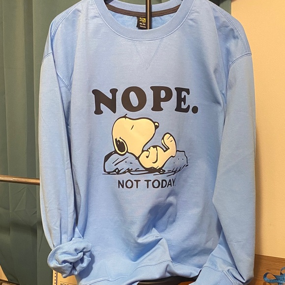 Needful tees Tops - NOT TODAY! -SNOOPY SWEATSHIRT